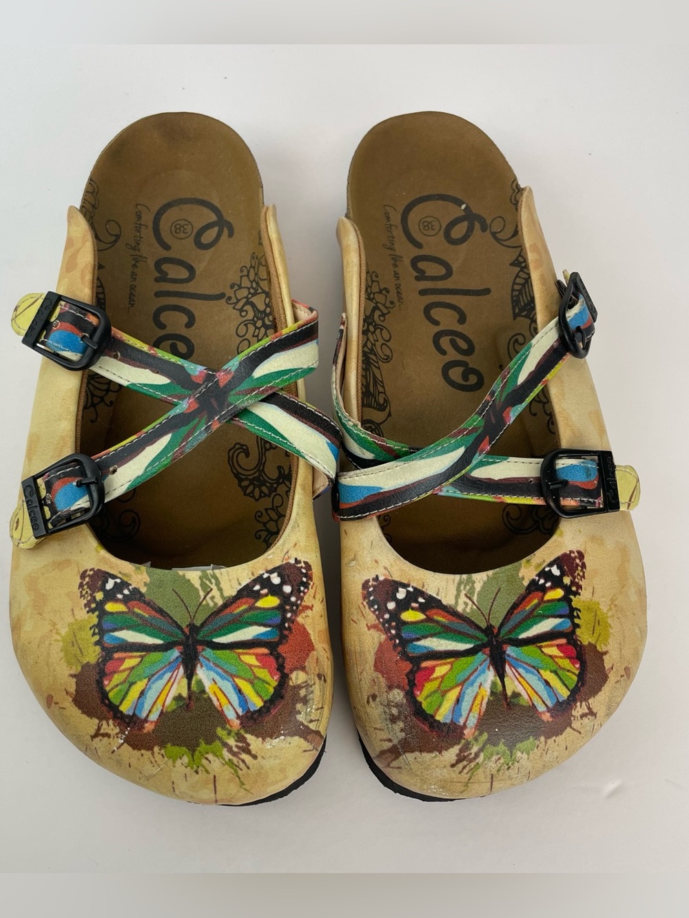 Women’s Size 7.5 Butterfly Clog Slide